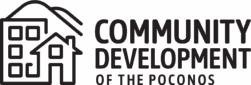 community development of the poconos horizontal logo