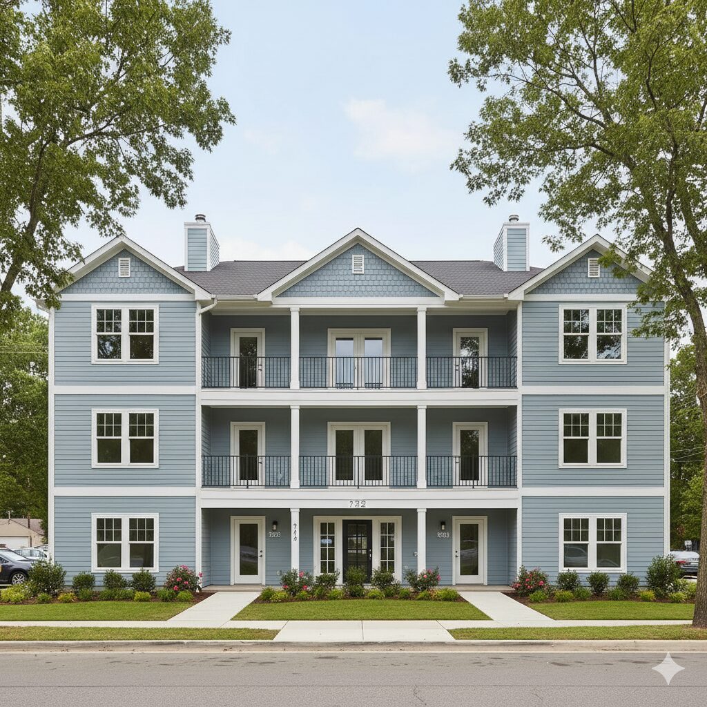 six unit apartment building 2